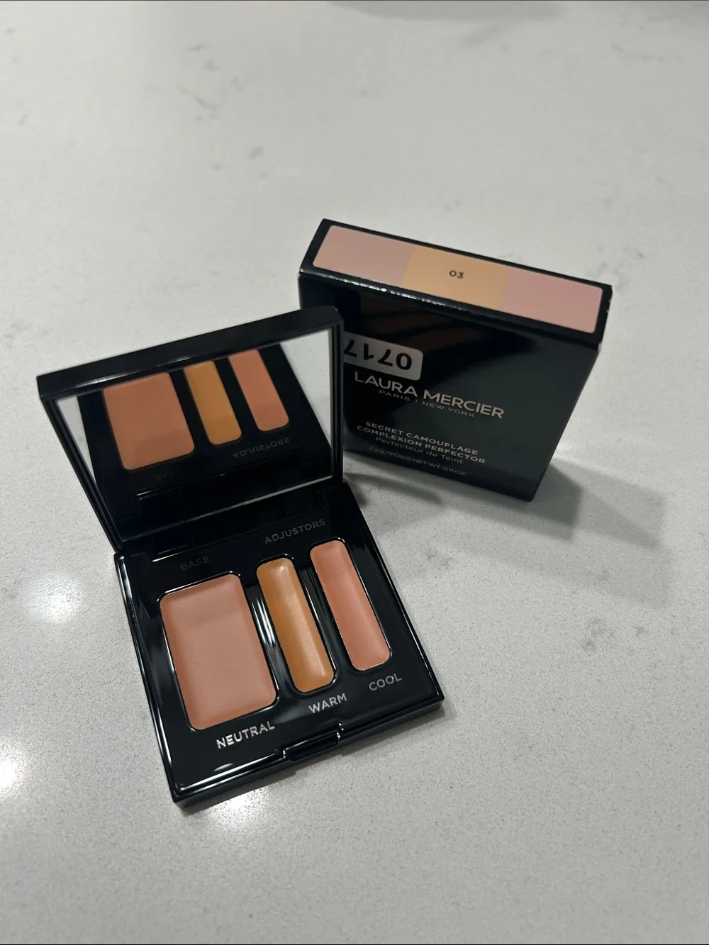 laura mercier Secret Camouflage Trio Palette — Neutral, Warm, Cool